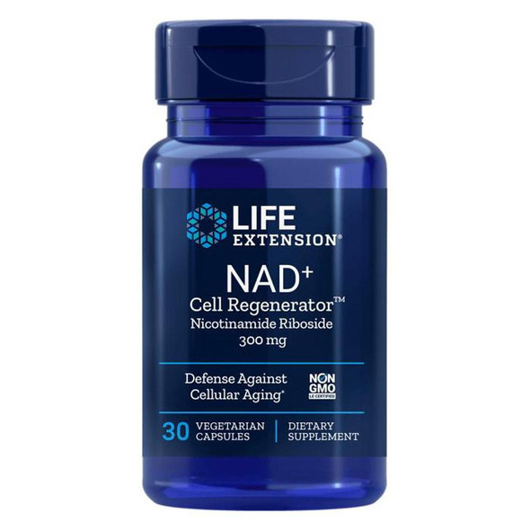  Life Extension NAD+ Cell Regenerator Nicotinamide Riboside 300mg 30 Vege Capsules 