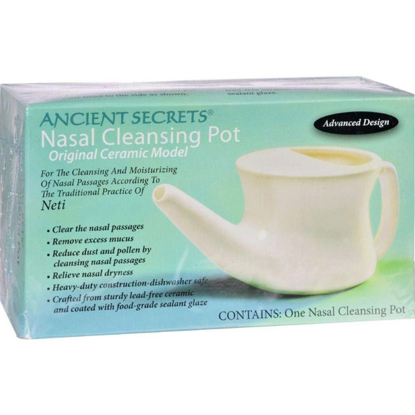  Ancient Secrets Nasal Cleansing Pot (NETI) 1 Unit 