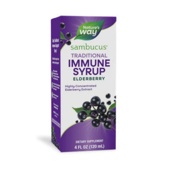  Nature's Way Sambucus Original Syrup Black Elderberry 4 fl oz 