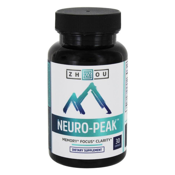  ZHOU Neuro-Peak 30 Capsules | Memory | Focus | Clarity 