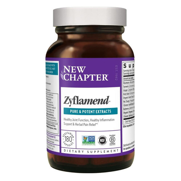  New Chapter Zyflamend Whole Body 180 Veggie Capsules 