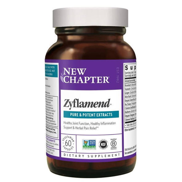  New Chapter Zyflamend 60 Veggie Capsules 