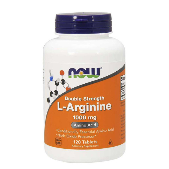  Now Foods L-Arginine 1000mg 120 Tablets 