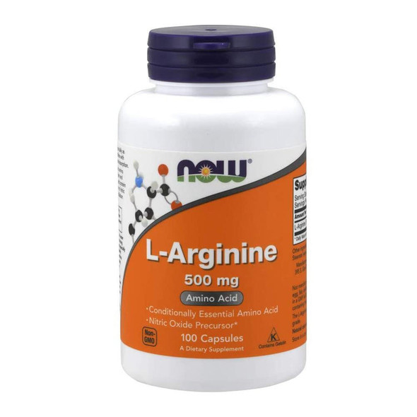  Now Foods L-Arginine 500 Mg 100 Capsules 