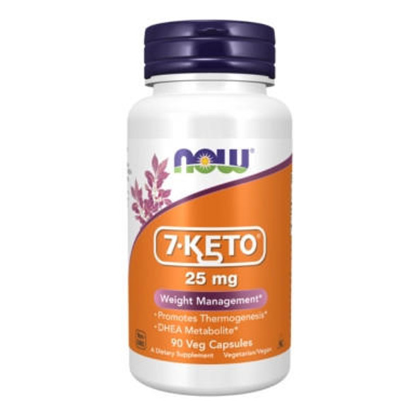  Now Foods 7-Keto 25 Mg 90 Vegetable Capsules 