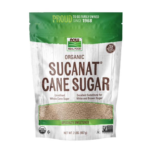  Now Foods Sucanat Organic 2 Lb 