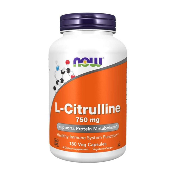  Now Foods Citrulline 750 Mg 180 Capsules 