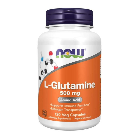  Now Foods Glutamine 500 Mg 120 Capsules 