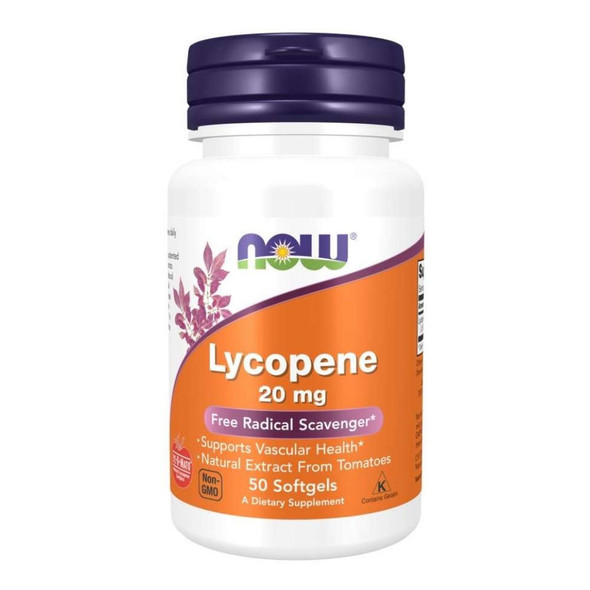  Now Foods Lycopene 20 Mg 50 Soft Gels 