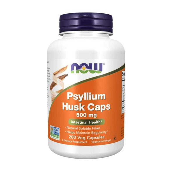  Now Foods Psyllium Husk 500 Mg 200 Capsules 