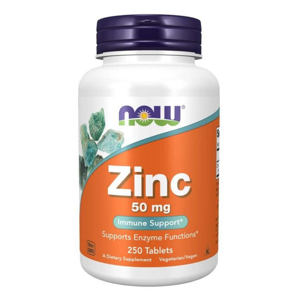  Now Foods Zinc Gluconate 50 Mg 250 Tablets 