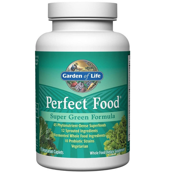  Garden of Life Perfect Food 75 Caplets 