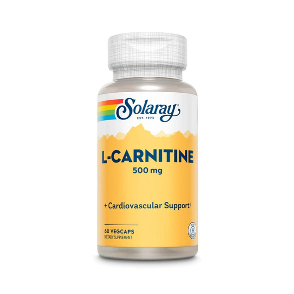  Solaray L-Carnitine 500mg 60 Capsules 