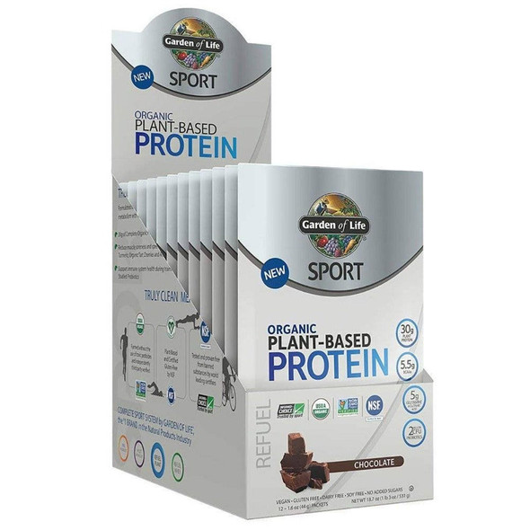 Garden of Life Garden Of Life Sport Organic Plant-Based Protein 12 Count 