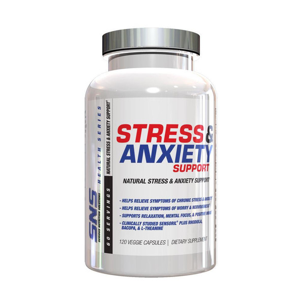  Serious Nutrition Solutions Stress and Anxiety Support 120 Vege Capsules 