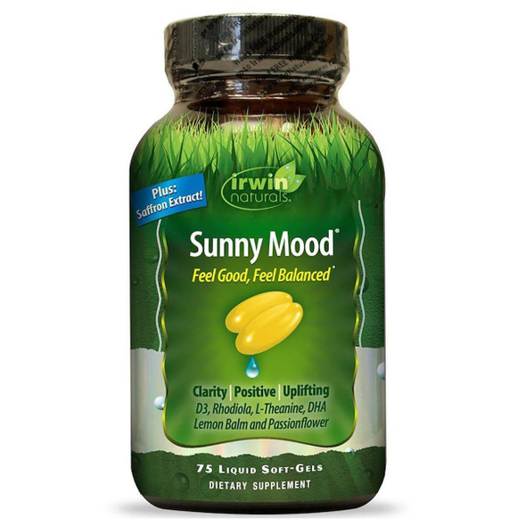  Irwin Naturals Sunny Mood 75 Gels 