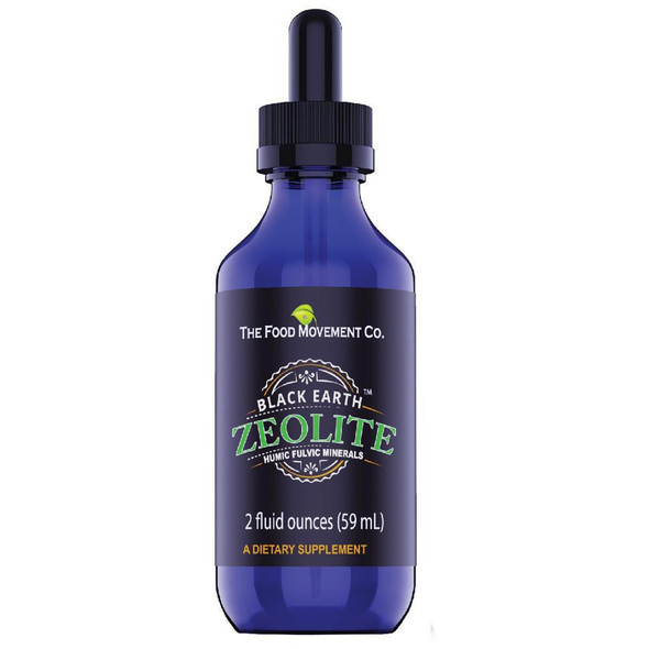  The Food Movement Black Earth Zeolite 2 fl oz. 