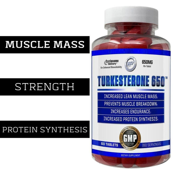 Hi-Tech Pharmaceuticals Hi Tech Turkesterone 650 60 Count 