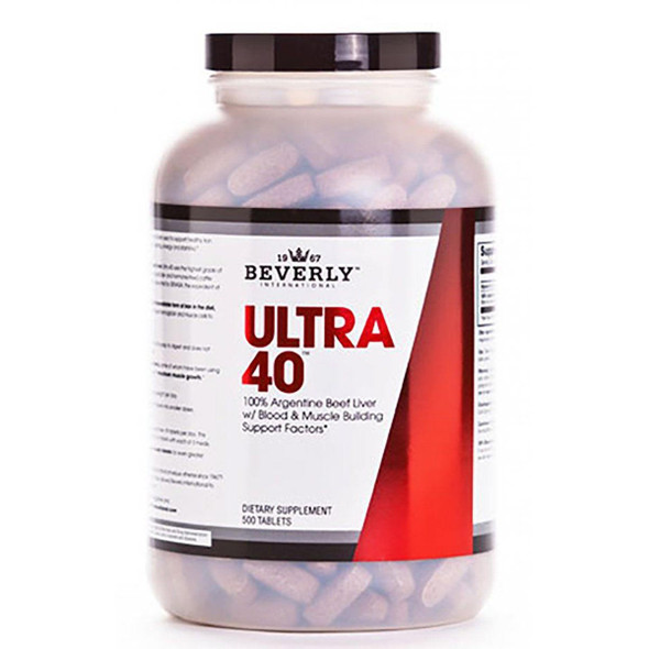  Beverly International Ultra 40 Liver 500 Tablets 