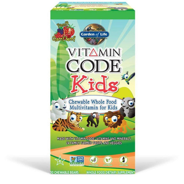  Garden of Life Vitamin Code Kids 30 Chews 