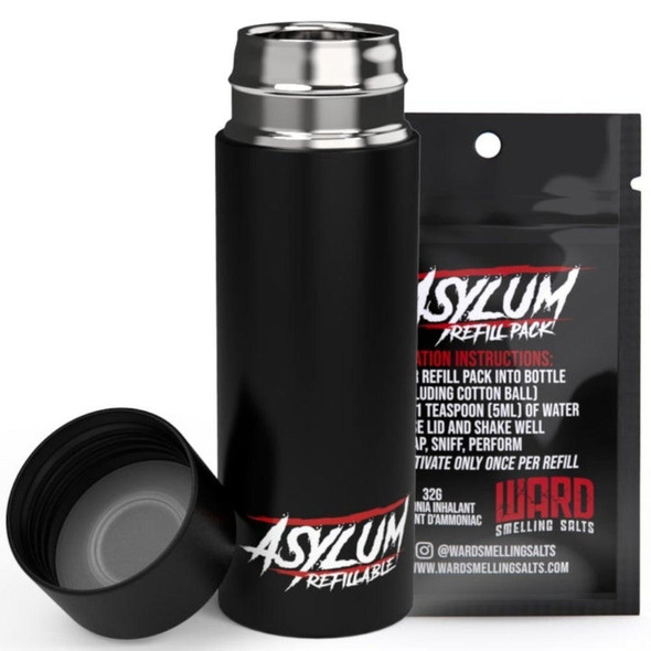 Ward Smelling Salts WARD Smelling Salts Refillable Bottle + Salt Packet 
