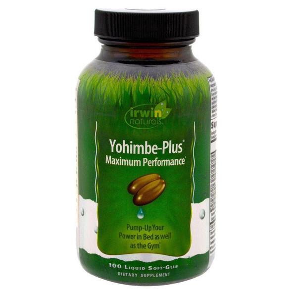  Irwin Naturals Yohimbe Plus 100 Liquid Soft Gels 