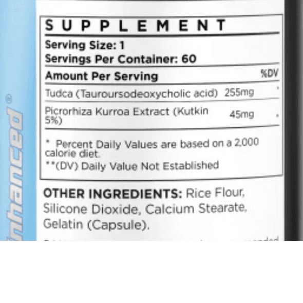  Enhanced Tudca+ 60 Capsules 