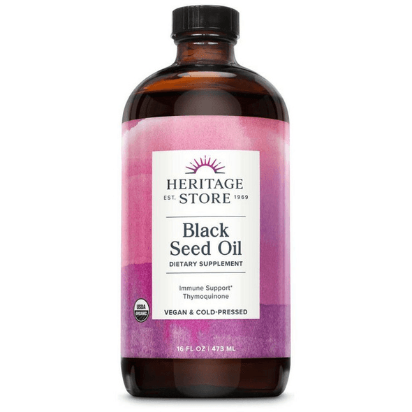  Heritage Store Black Seed Oil 16oz 