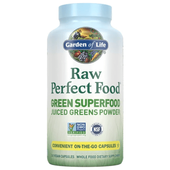  Garden of Life Perfect Food Raw (Organic) 240 Capsules 